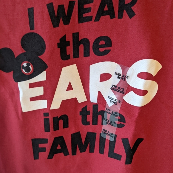 "I wear the ears in the family" Disney shirts - Picture 5 of 6